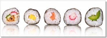 rBack Nischenrückwand Sushi
