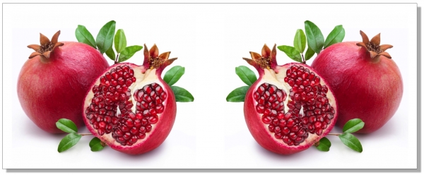 rBack Nischenrückwand Granatapfel