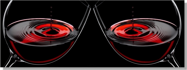 rBack Nischenrückwand Rotwein