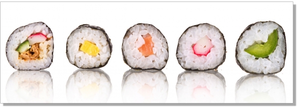rBack Nischenrückwand Sushi